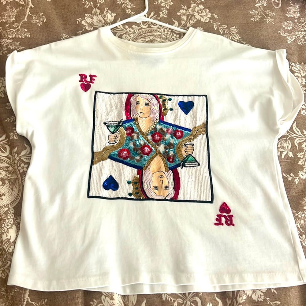 Retrofête embellished shirt